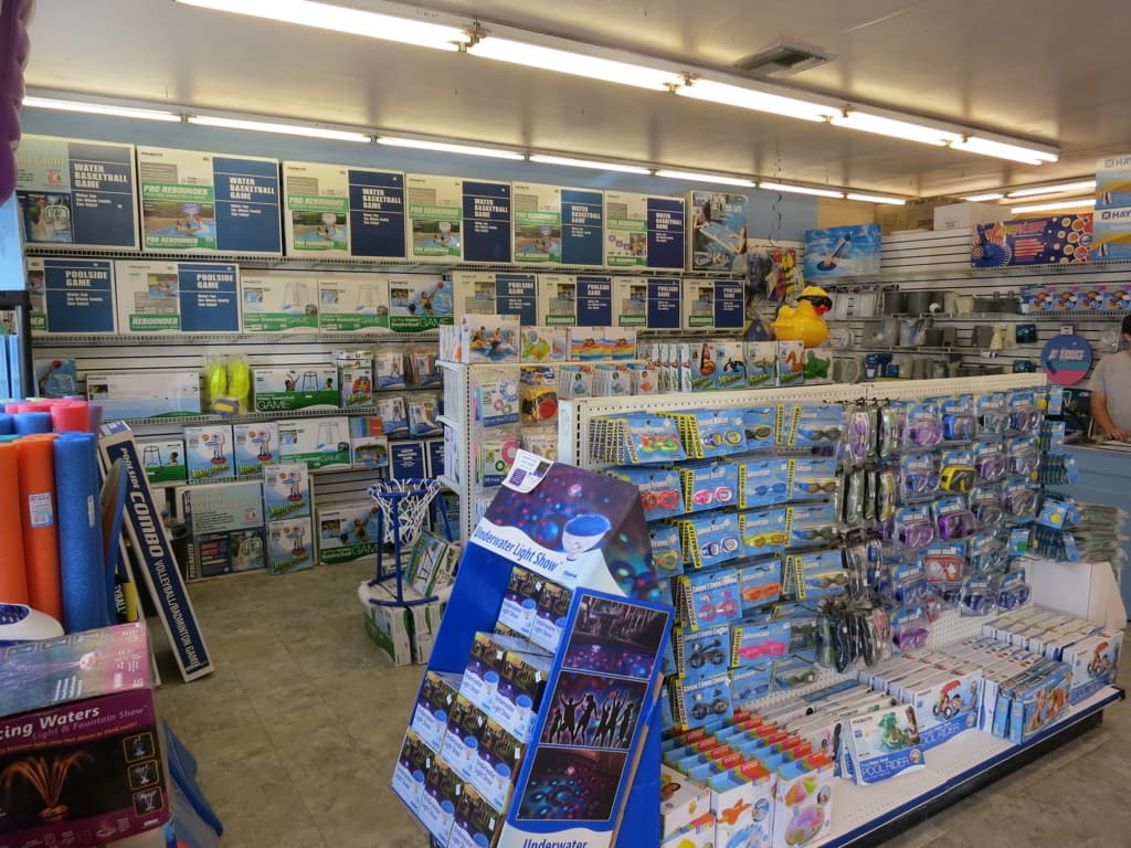 Inside the Pools By You retail store